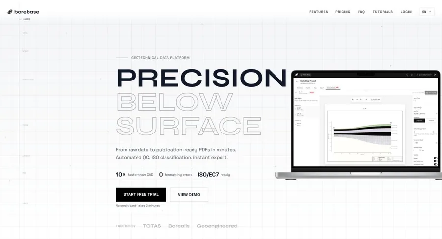 Borebase preview